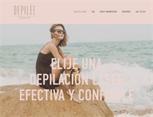 Tablet Screenshot of depilee.com